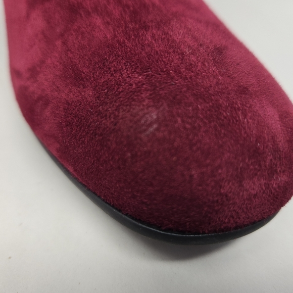 Paul Green Women's Suede Burgundy Ankle Boots Sz 5.5 =8 - Picture 14 of 16